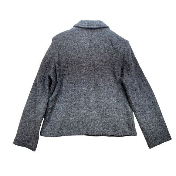 Sarah Ladies Wool Zip-Up Jacket XL Gray Classic - Picture 9 of 12